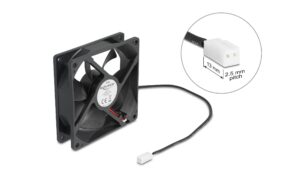 Delock Gehäuselüfter 92x92x25mm, 5V Axiallüfter, schwarz, 5V DC kaufen Schweiz | Mediatech.ch