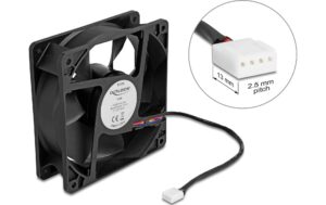 Delock Gehäuselüfter 120xx120x38mm, 12V Axiallüfter, schwarz, 12V DC kaufen Schweiz | Mediatech.ch