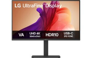 LG 32U720A-B, 3840x2160 16:9, VA Panel, DP, USB-C max 90W