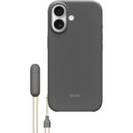 Apple Beats iPhone 17 Kickstand Case MagSafe und Camera Control, Granite Gray