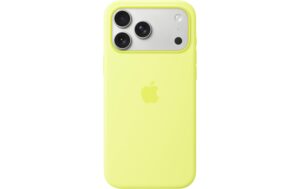Apple iPhone 17 Pro Max Silicone Case MagSafe, Neon Yellow