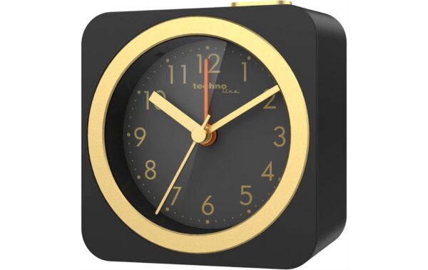 1957397 - Mediatech Technoline Wecker analog Modell C gold 2x AA Batterien kaufen Schweiz | Mediatech.ch