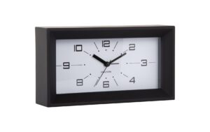 1957414 - Mediatech KARLSSON Wecker Lujo Rectangle Exkl. 1 x AA Batterie, Black kaufen Schweiz | Mediatech.ch