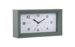 KARLSSON Wecker Lujo Rectangle Exkl. 1 x AA Batterie, Jungle Green kaufen Schweiz | Mediatech.ch