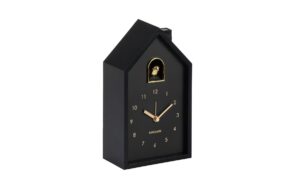 KARLSSON Wecker Modern Cuckoo Oro Exkl. 3 x AA Batterie, Black
