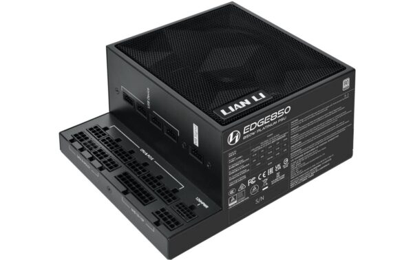 Netzteil Lian Li Edge EF850 80+ Plat., vollmodular, Schwarz