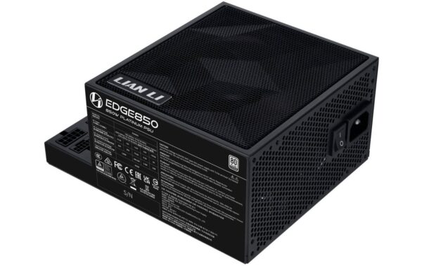 Netzteil Lian Li Edge EF850 80+ Plat., vollmodular, Schwarz