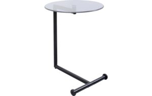 Kare Beistelltisch Easy Living Schwarz Ø46cm