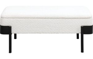 Kare Sitzbank Angelo Storage Weiss 101cm