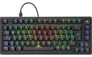 Sharkoon SGK25 black kabelgebunden, DE, PBT, black kaufen Schweiz | Mediatech.ch