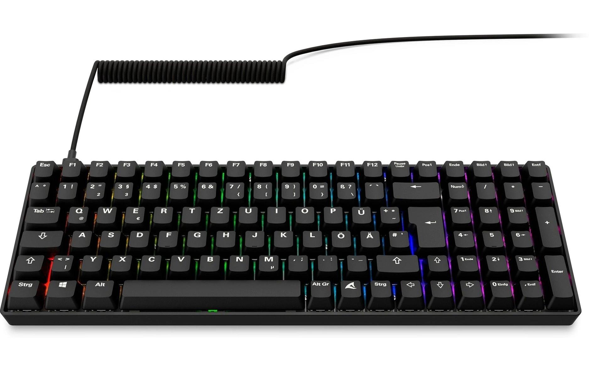 Sharkoon SGK50 S2 PBT kabelgebunden, DE, PBT Hotswap kaufen Schweiz | Mediatech.ch
