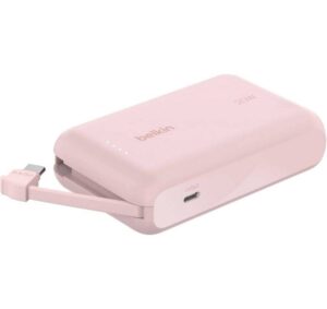 1958678 - Mediatech Belkin Power Delivery Powerbank 20W USB-C-Kable, Rosa
