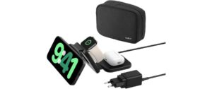 BELKIN BoostCharge 3in1 Reise-Ladegerät 15W, Schwarz