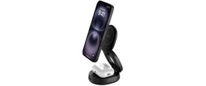 Belkin BoostCharge 2in1 verstellb ladestati 15W, Schwarz