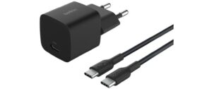 Belkin BoostCharge USB-C Ladegerät PD und P inkl. 1m USB-C, Schwarz