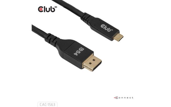 Club 3D, USB Typ C auf DP 2.1 Kabel, 2 Meter