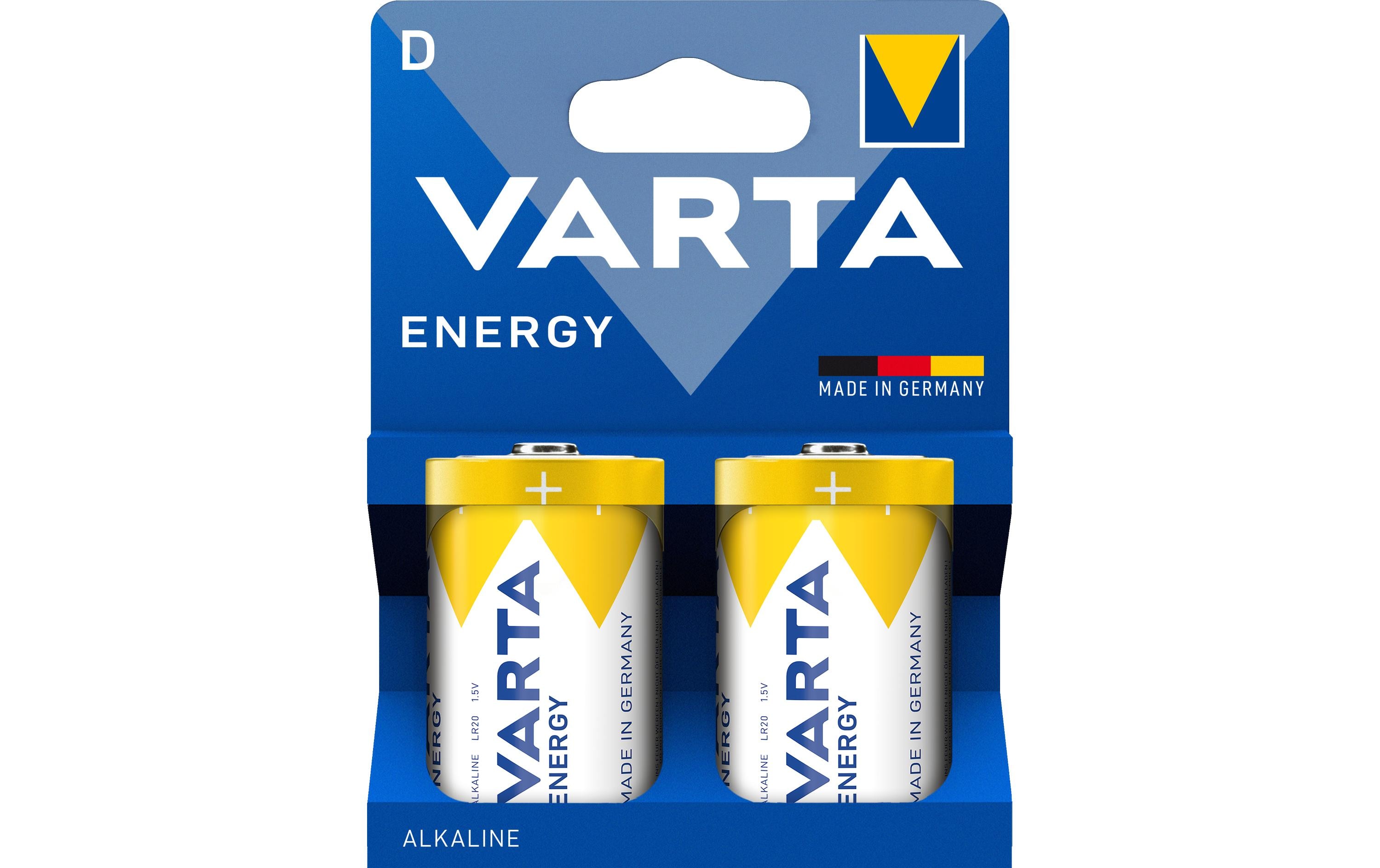VARTA Batterie Energy D, 1.5V, 2Stk 2 Stück, Blister Verpackung, 1.5V kaufen Schweiz | Mediatech.ch