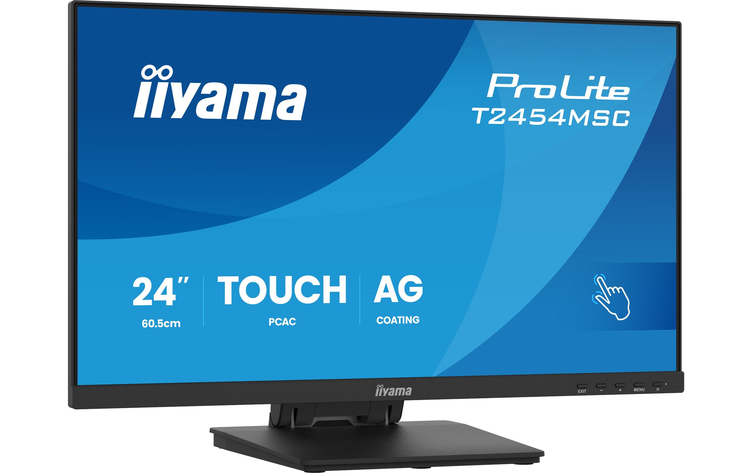 1963702_1 - Mediatech IIYAMA T2454MSC-B3AG 23.8 IPS 10P Touch 1920x1080, DP, HDMI, 300cd/m²