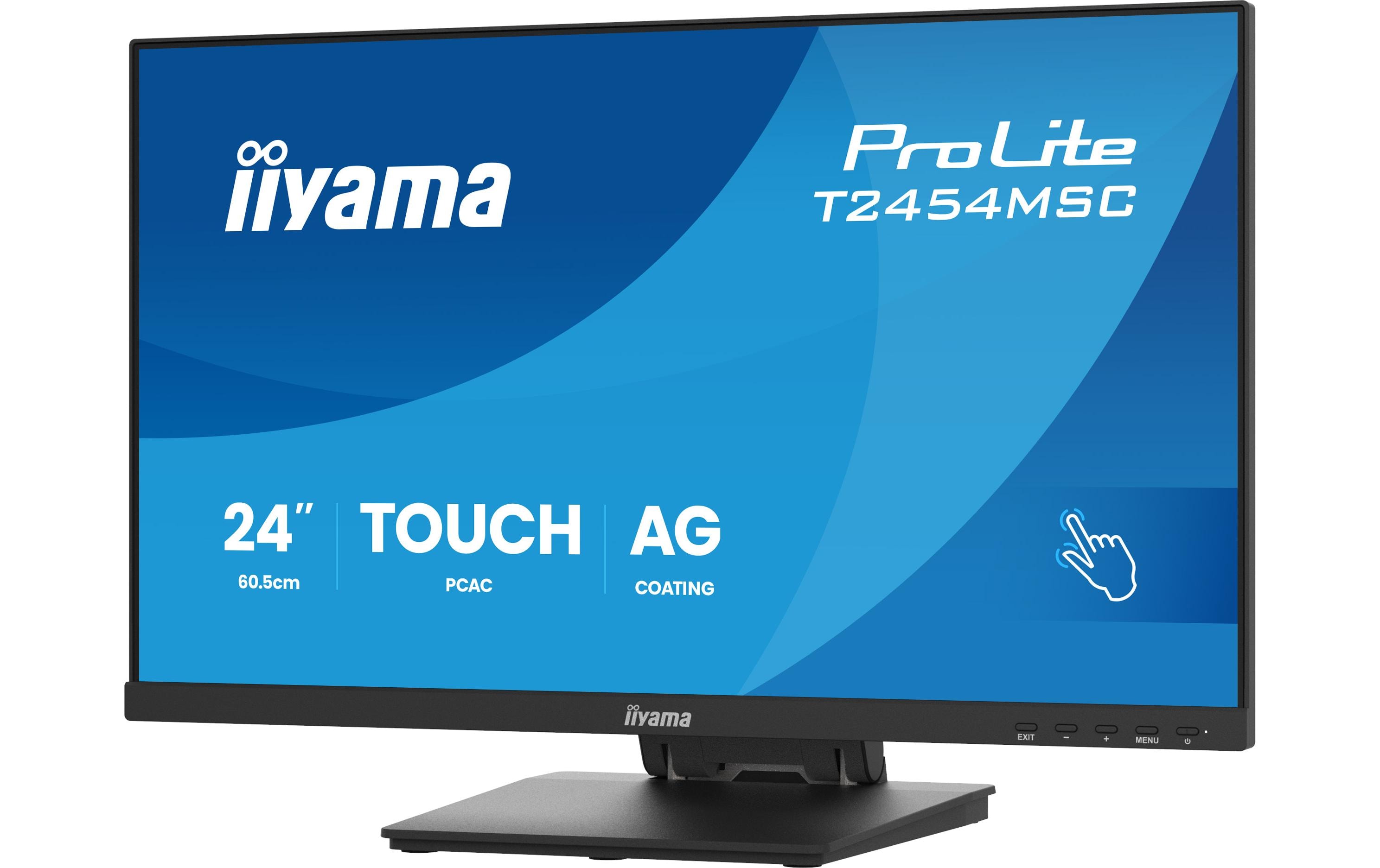1963702_4 - Mediatech IIYAMA T2454MSC-B3AG 23.8 IPS 10P Touch 1920x1080, DP, HDMI, 300cd/m²