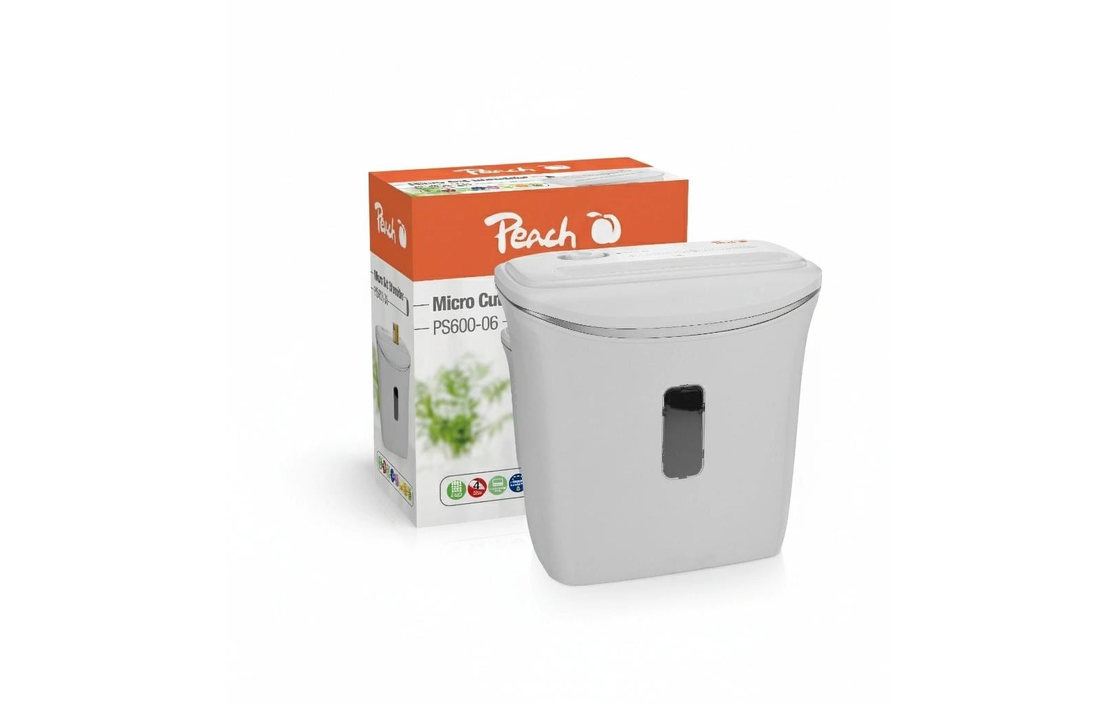 Peach Aktenvernichter PS600-06 maximal 4 Blätter kaufen Schweiz | Mediatech.ch