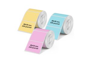 Olympia Etikettenrolle farbig 3er Pack 40x30mm, 230 Etiketten kaufen Schweiz | Mediatech.ch