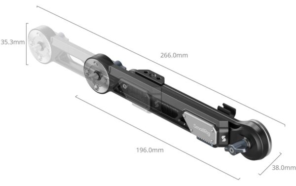 SmallRig Shoulder Rig Extension Arm Adapter with ARRI Rosette (2PCS)