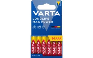 VARTA Longlife Max Power AAA, 1.5V, 6Stk 6 Stück, Vollkartonverpackung kaufen Schweiz | Mediatech.ch