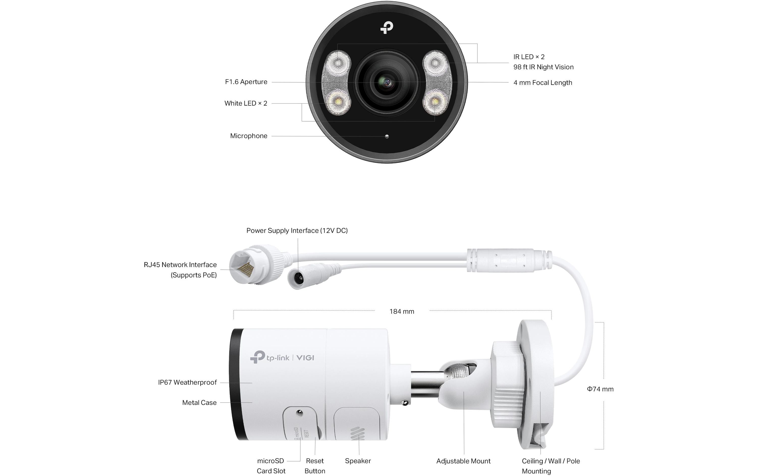 1968515_3 - Mediatech TP-Link InSight S345S(4mm) 4mm Fixed Lens, 2688x1520, IP67