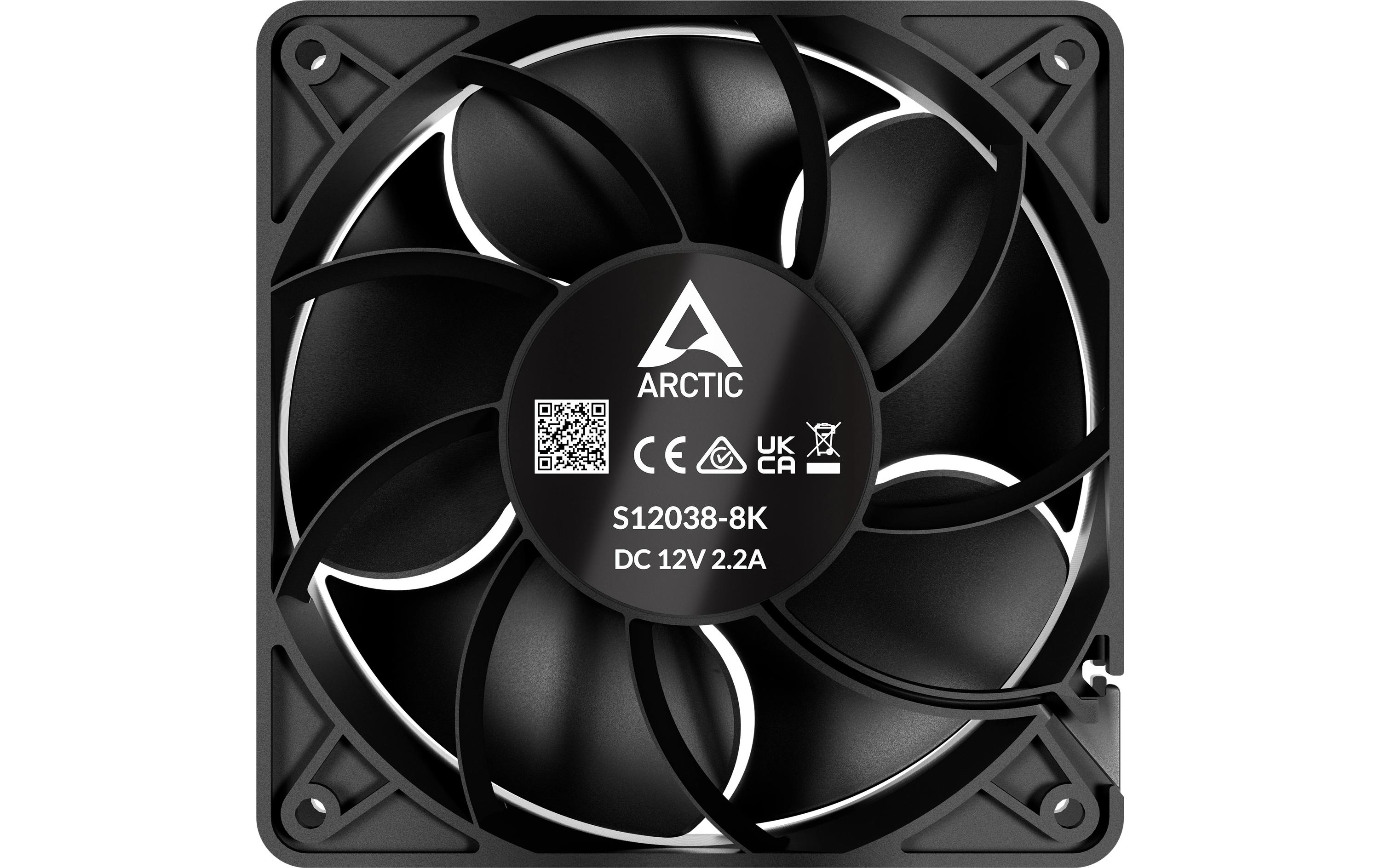1971009_2 - Mediatech Gehäuselüfter Arctic Cooling S12038-4K 120mm, 4000 RPM, PWM