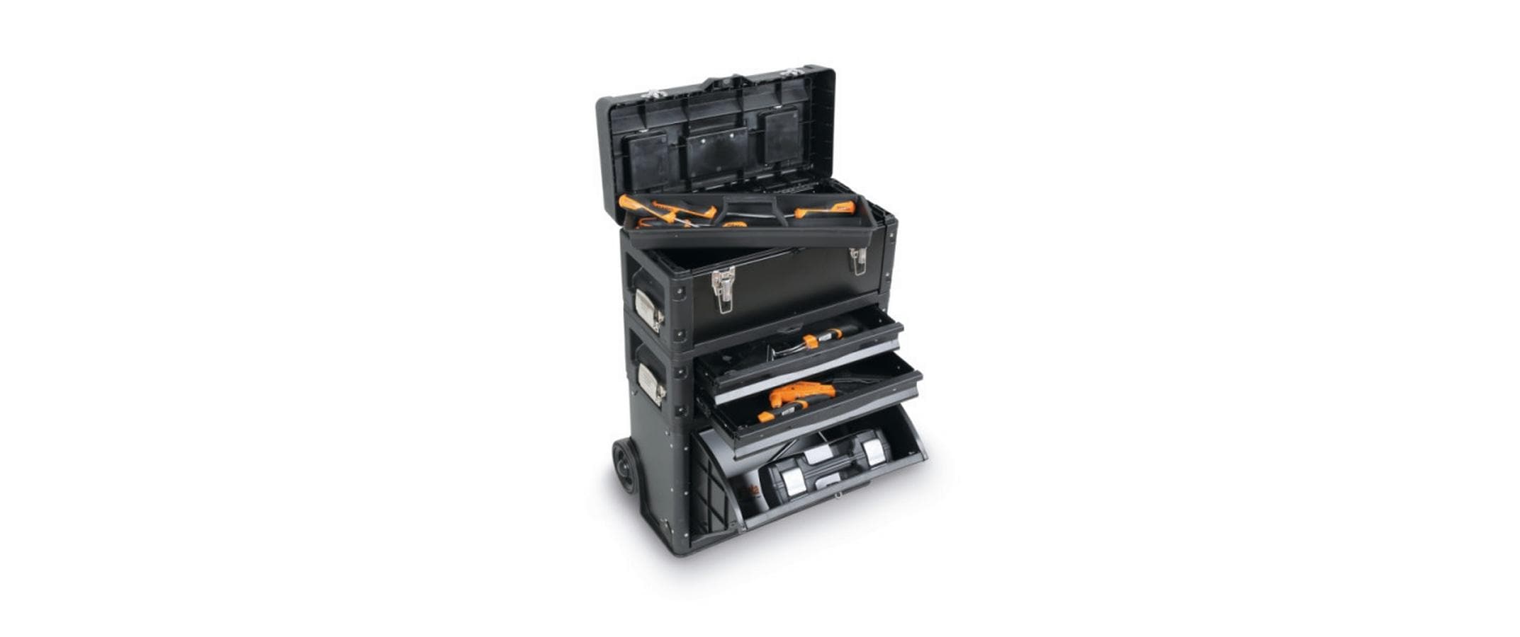 1974368_2 - Mediatech BW 4300E/21 - BETA - Werkzeugtrolley 212-teilig, RAL 7016