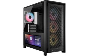 Corsair Midi Tower 4000D LCD RS BL Schwarz, Vorinst. Xeneon Edege 14.5 LCD