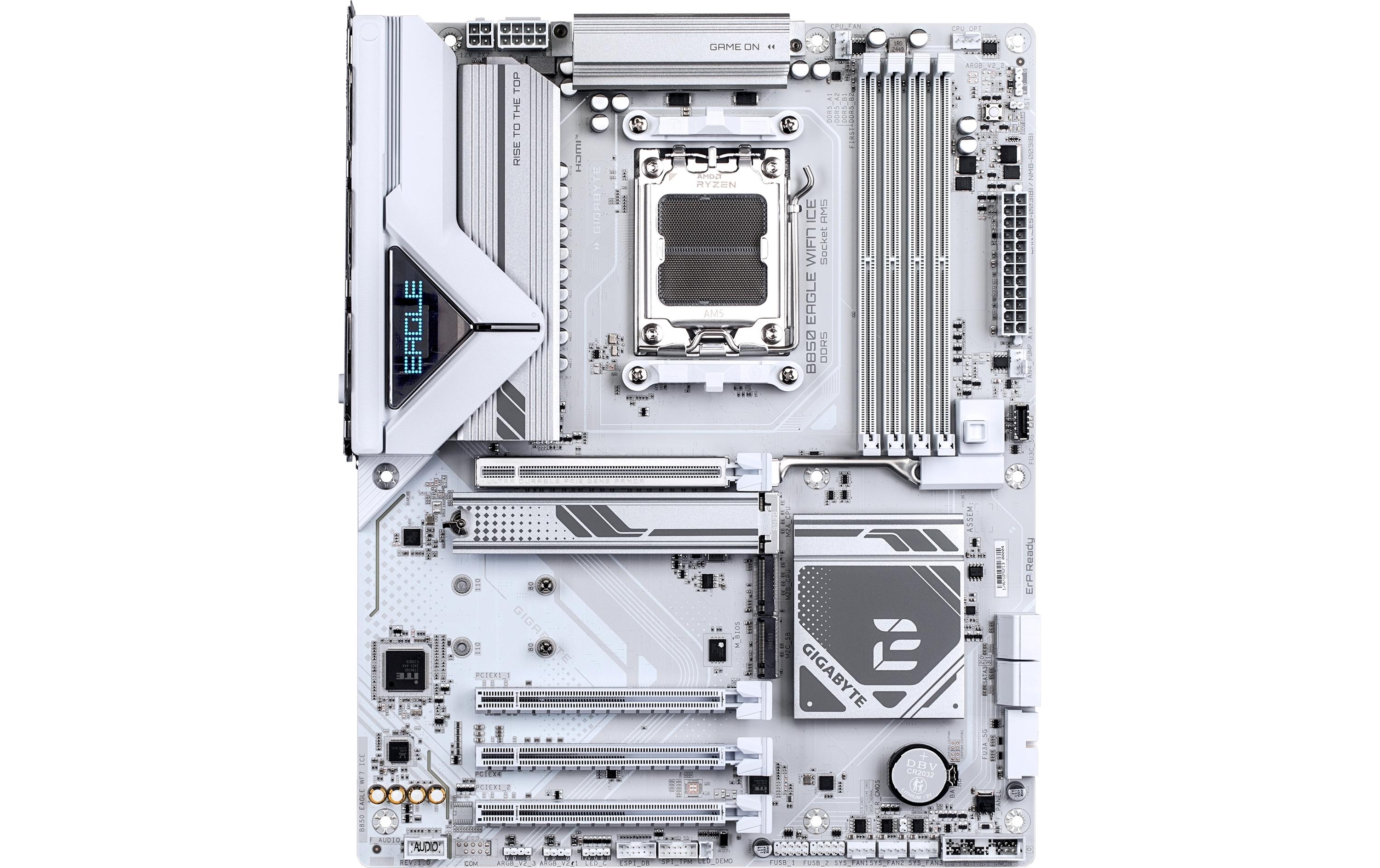 1975386_1 - Mediatech Gigabyte B850 EAGLE WF7 ICE, ATX AM5, AMD B850, 4x DDR5, PCIe 5.0, WIFI7