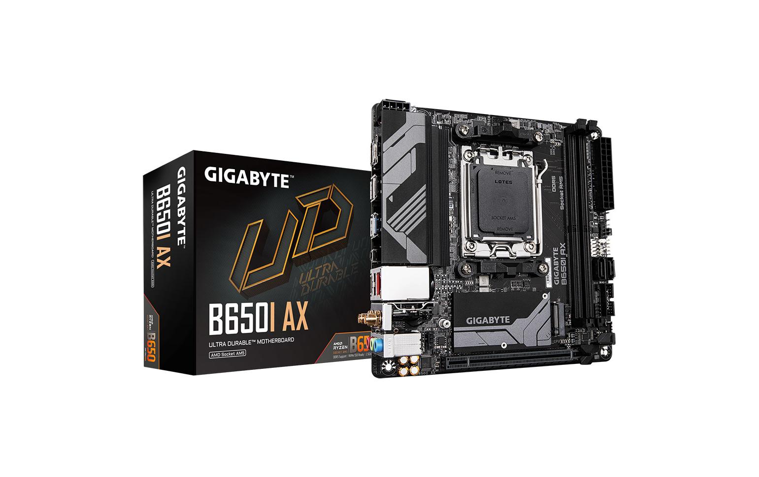 1975394 - Mediatech Gigabyte B650I AX, mATX AM5, AMD B650, 2x DDR5, PCIe 4.0, WIFI6E kaufen Schweiz | Mediatech.ch