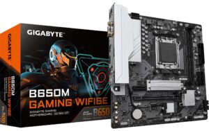 Gigabyte B650M GAMING WIFI6E, µATX AM5, AMD B650, 4x DDR5, PCIe 4.0, WIFI6E