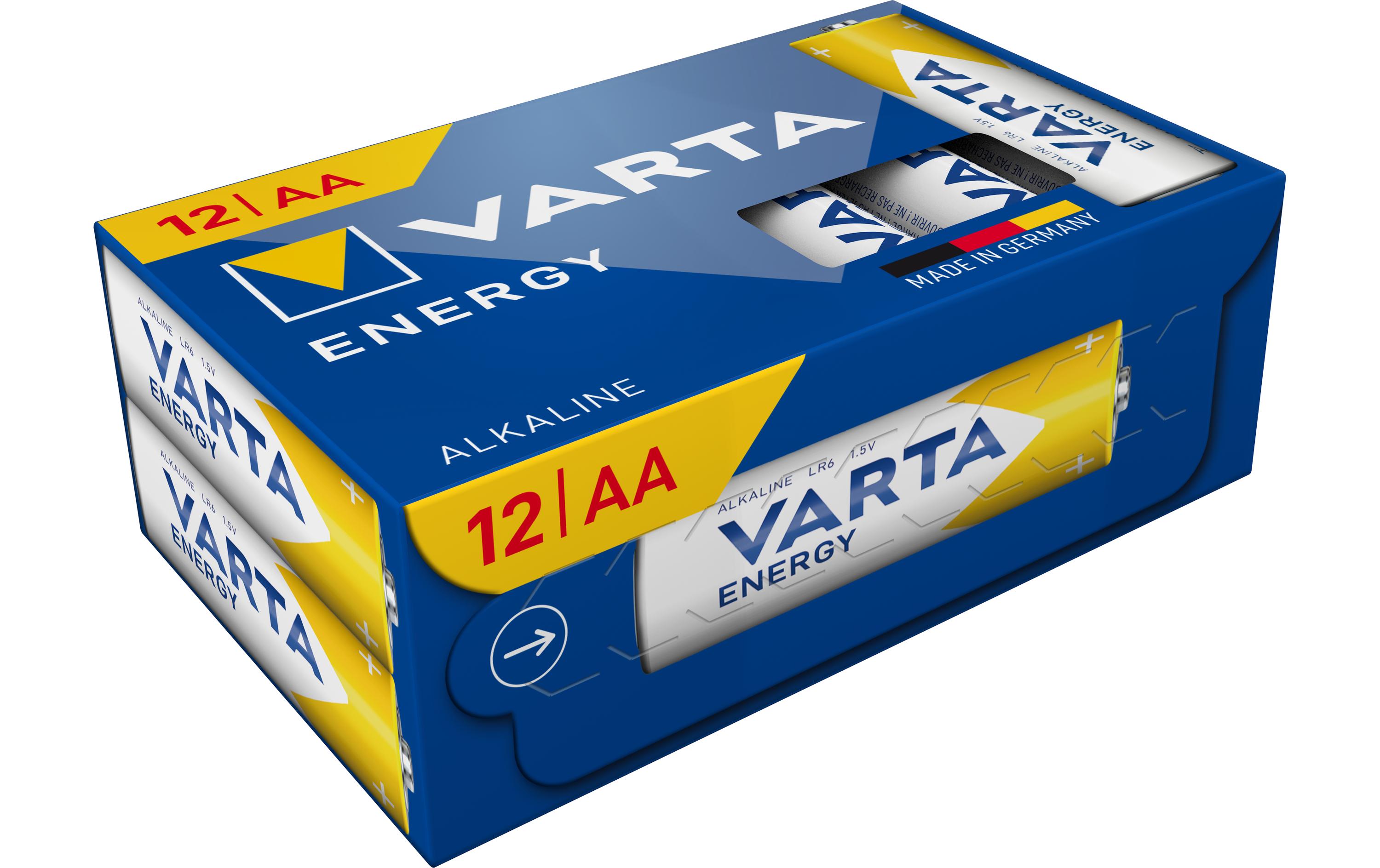VARTA Energy AA, 1.5V, 12Stk 12 Stück, Cube Verpackung kaufen Schweiz | Mediatech.ch