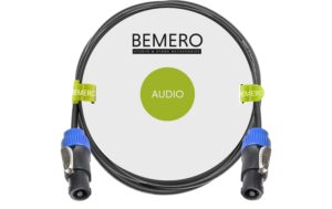 Bemero BSC2929-500BK SpeakON Kabel 5m Lautsprecherkabel 2x1.5mm2, schwarz kaufen Schweiz | Mediatech.ch