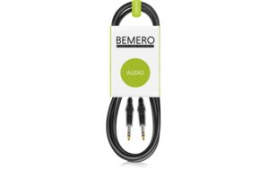 Bemero BAC1515-300BK 6.3 Klinke m+m 3m Linekabel, symmetrisch, schwarz, M-Serie kaufen Schweiz | Mediatech.ch