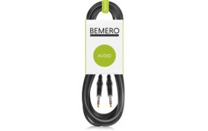 Bemero BAC1515-1000BK 6.3 Klinke m+m 10m Linekabel, symmetrisch, schwarz, M-Serie kaufen Schweiz | Mediatech.ch