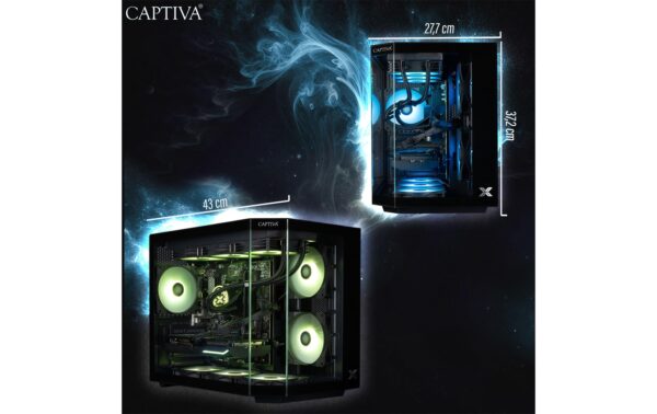 Captiva PC Highend Gaming R95-397 AMD R7 9800X3D RTX5070 32GB 2TB SSD WIN11