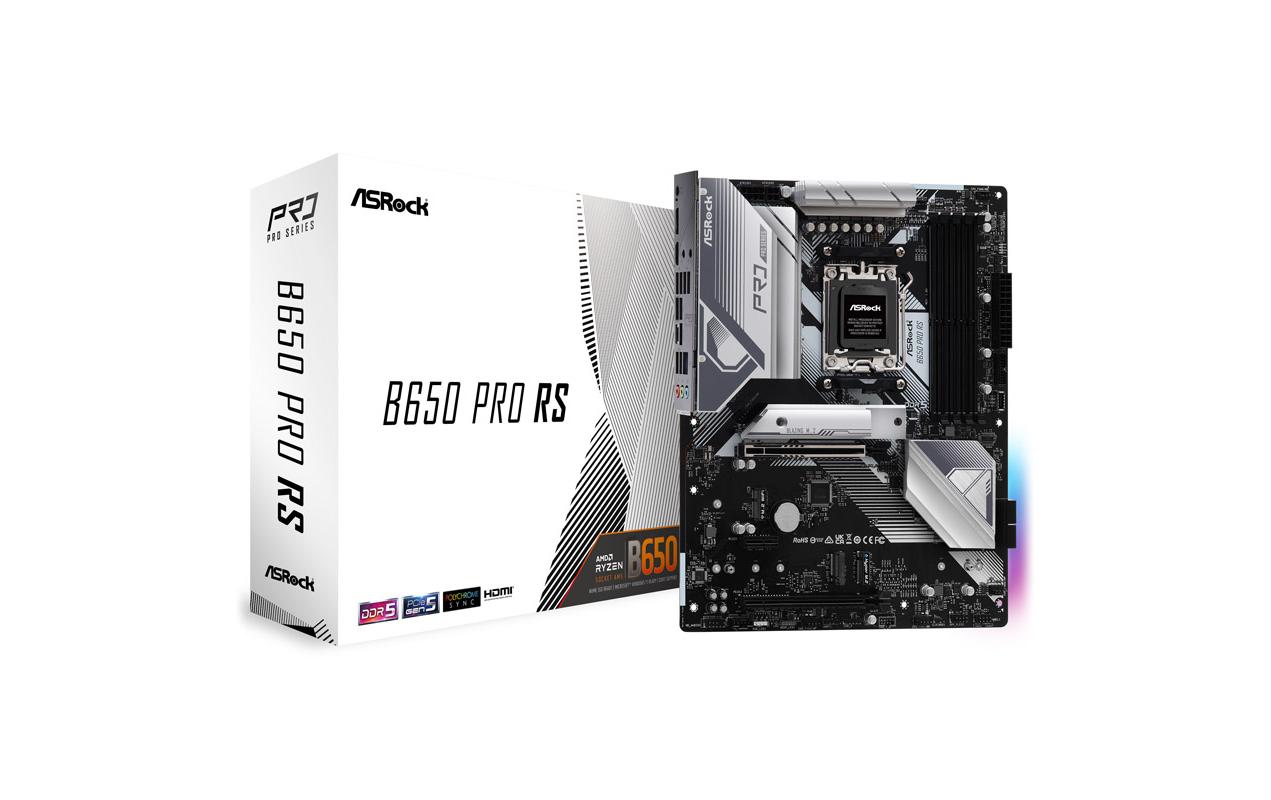 1977443 - Mediatech ASRock B650 PRO RS, ATX, AM5 AMD B650, AM5, 4x DDR5, PCIe 5.0 kaufen Schweiz | Mediatech.ch
