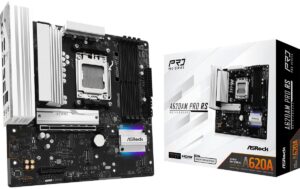 ASRock A620AM PRO RS, µATX, AM5 AMD A620A, AM5, 4x DDR5, PCIe 4.0
