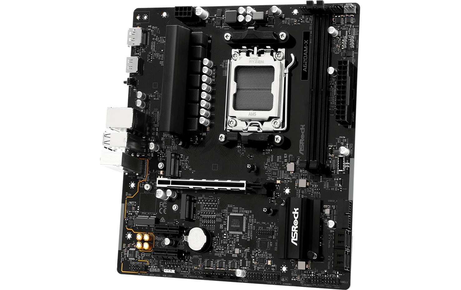 1977454_1 - Mediatech ASRock A620AM-X, µATX, AM5 AMD A620A, AM5, 2x DDR5, PCIe 4.0