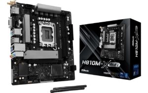 ASRock H810M-X WIFI , µATX, LGA1851 Intel H810, LGA1851, 2x DDR5, PCIe 4.0