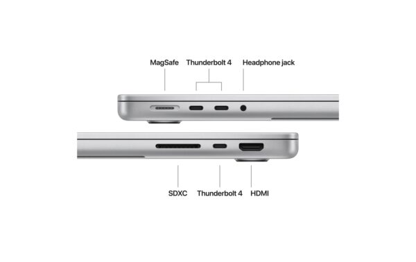 14 MacBook Pro (M5), Silber 10C CPU, 10C GPU, 16GB, 1TB, CH