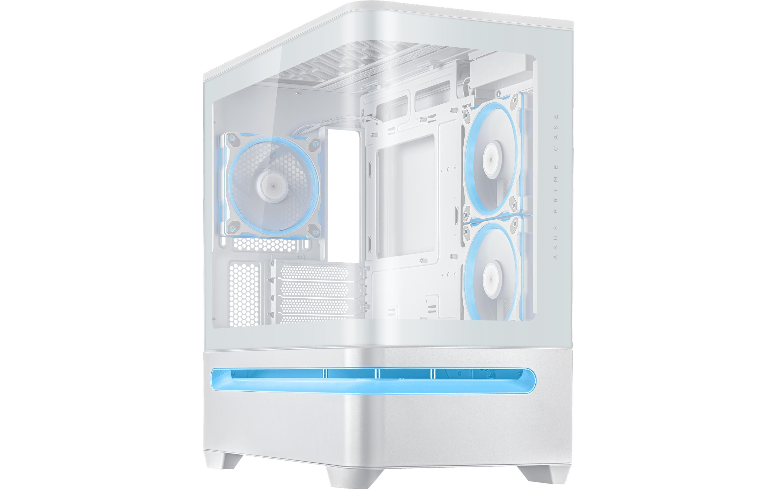 ASUS AP202 PRIME TG ARGB WHITE mATX, mITX,, 2x 2.5/3.5