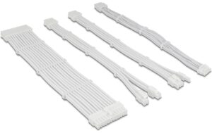 Delock PSU Verlängerungskabel Set 84542 ws, 30cm, 5-teilig Sleeved, Kabelkämmen kaufen Schweiz | Mediatech.ch