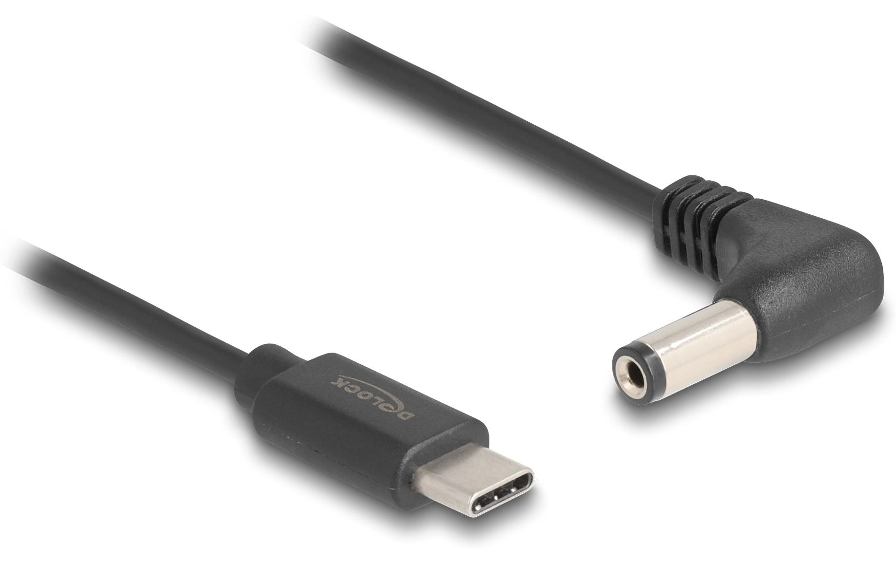 1979584 - Mediatech Delock USB Stromkabel C-5V DC, 1.5m Hohlstecker 5.5mm/2.1mm gewinkelt kaufen Schweiz | Mediatech.ch