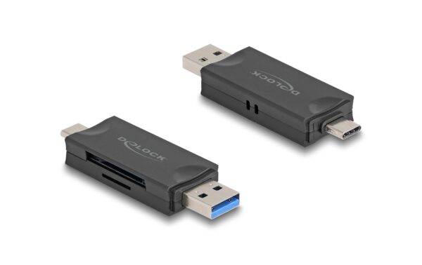 Delock USB-C und A Card Reader, 5Gbps für SD & Micro SD