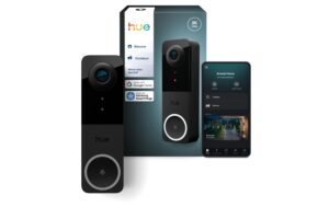 Philips Hue Secure Türklingelkamera schwarz kabelbetrieben, schwarz kaufen Schweiz | Mediatech.ch