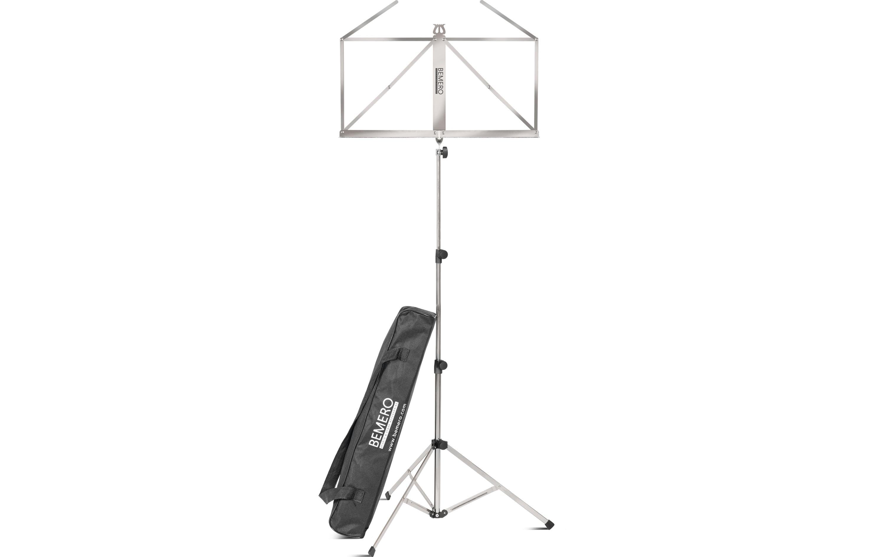 Bemero MSS-8090NI Notenständer leicht, faltbar, inkl. Tragetasche, Nickel kaufen Schweiz | Mediatech.ch